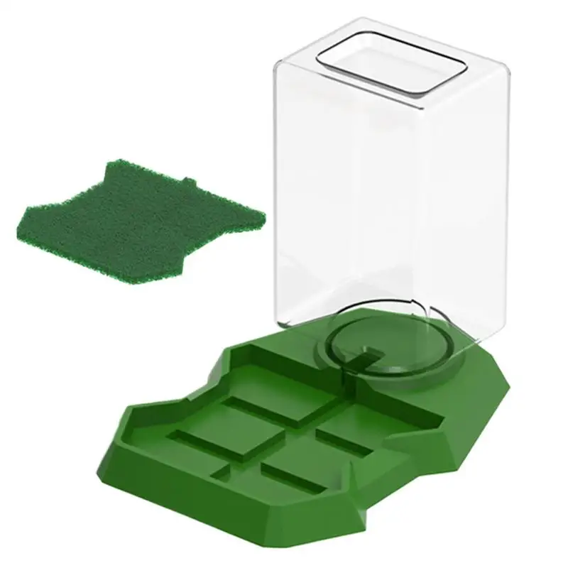 Reptile Water Dispenser Automatic Feeding Accessories For Turtle Anti-slip Large Capacity Turtle Feeders Waterer For Snake