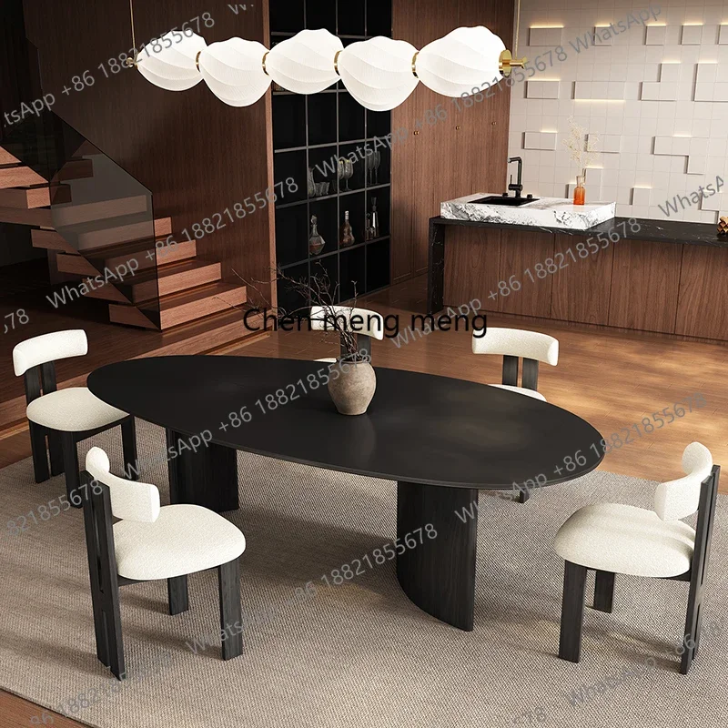 

Горячая распродажа: обеденный стол/чайный стол из скандинавского камня в форме капли, тихий и древний стиль, мрамор, массив дерева, для дома