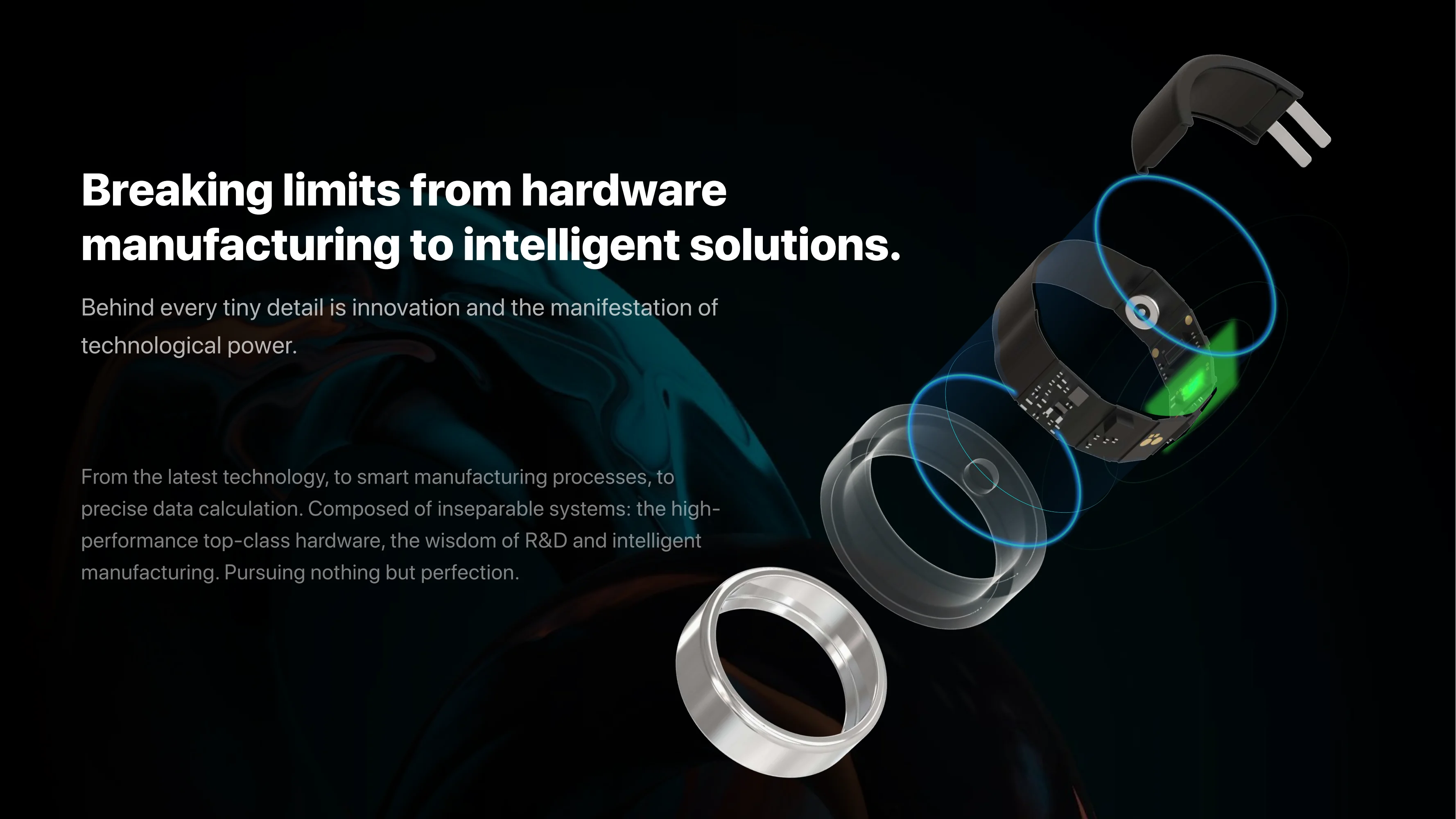 Индивидуальный фитнес-трекер Oura Titanium Smart Ring для мониторинга сердечного здоровья с расположением искусственного интеллекта и гирькости медитации