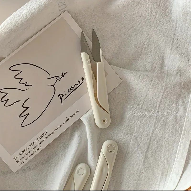 2/4/6 pcsHome Daily Craft Small Scissors Thread Head Fishing Thread Sewing Scissors Cross-stitch Clothing Tailor Scissors