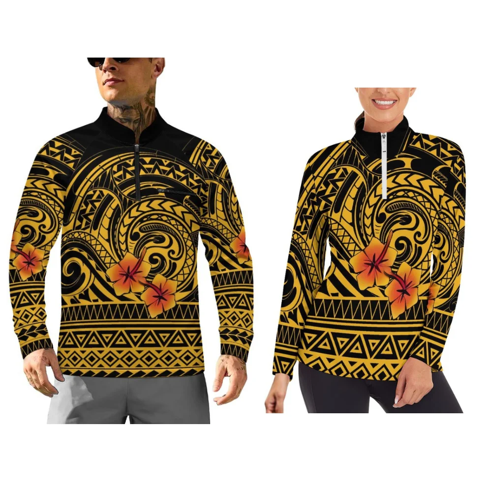 Customizable Sports Couple Outfits Comfortable And Breathable Long-Sleeved Sportswear Long-Sleeved Physical Training Wear