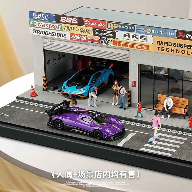 Maßstab 1:64 Pagani Zonda Diecast Model Car Collection Spielzeuggeschenk