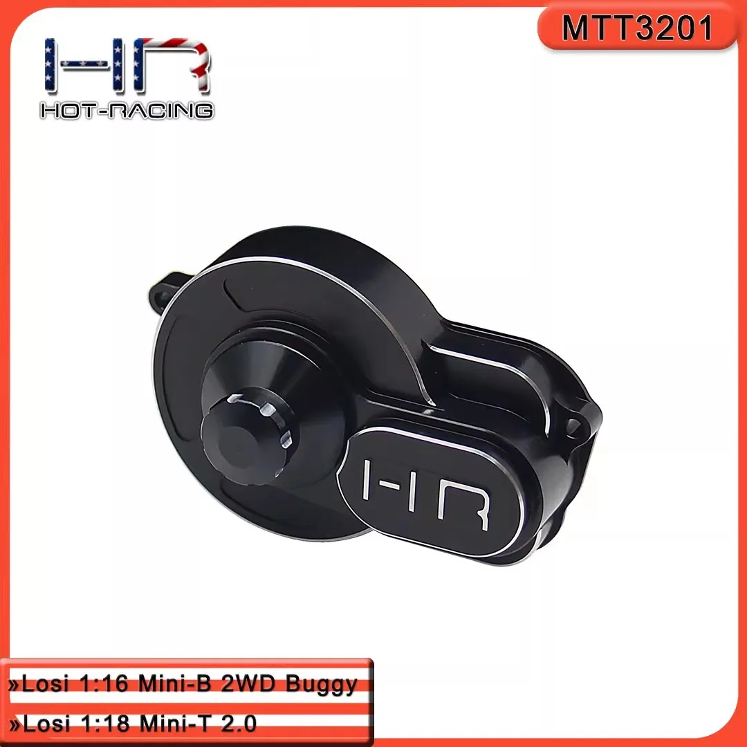 HR upgrade parts Losi 1:18 Mini-T 2.0, 1:16 Mini-B 2WD aluminum alloy gearbox cover