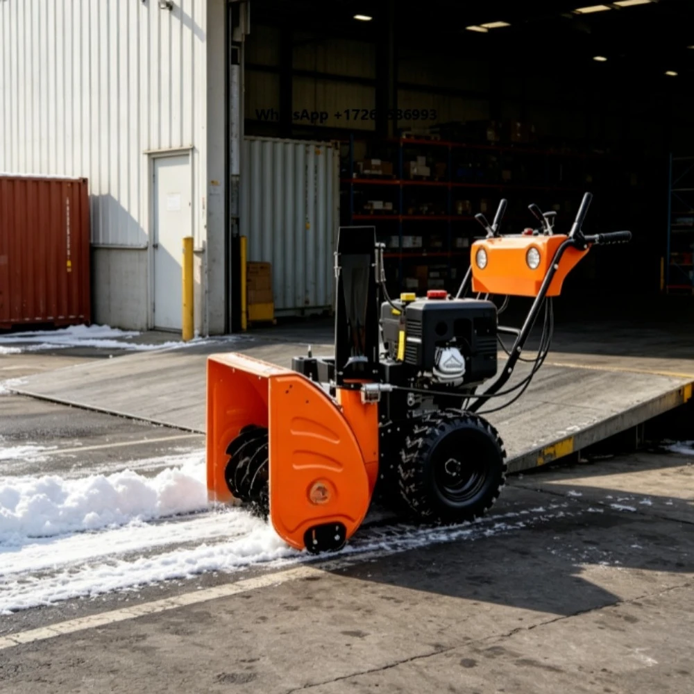 High-quality  or  Powered Self Propelled Snow Blower Suitable for Snow Removal in suburban Villas During Winter