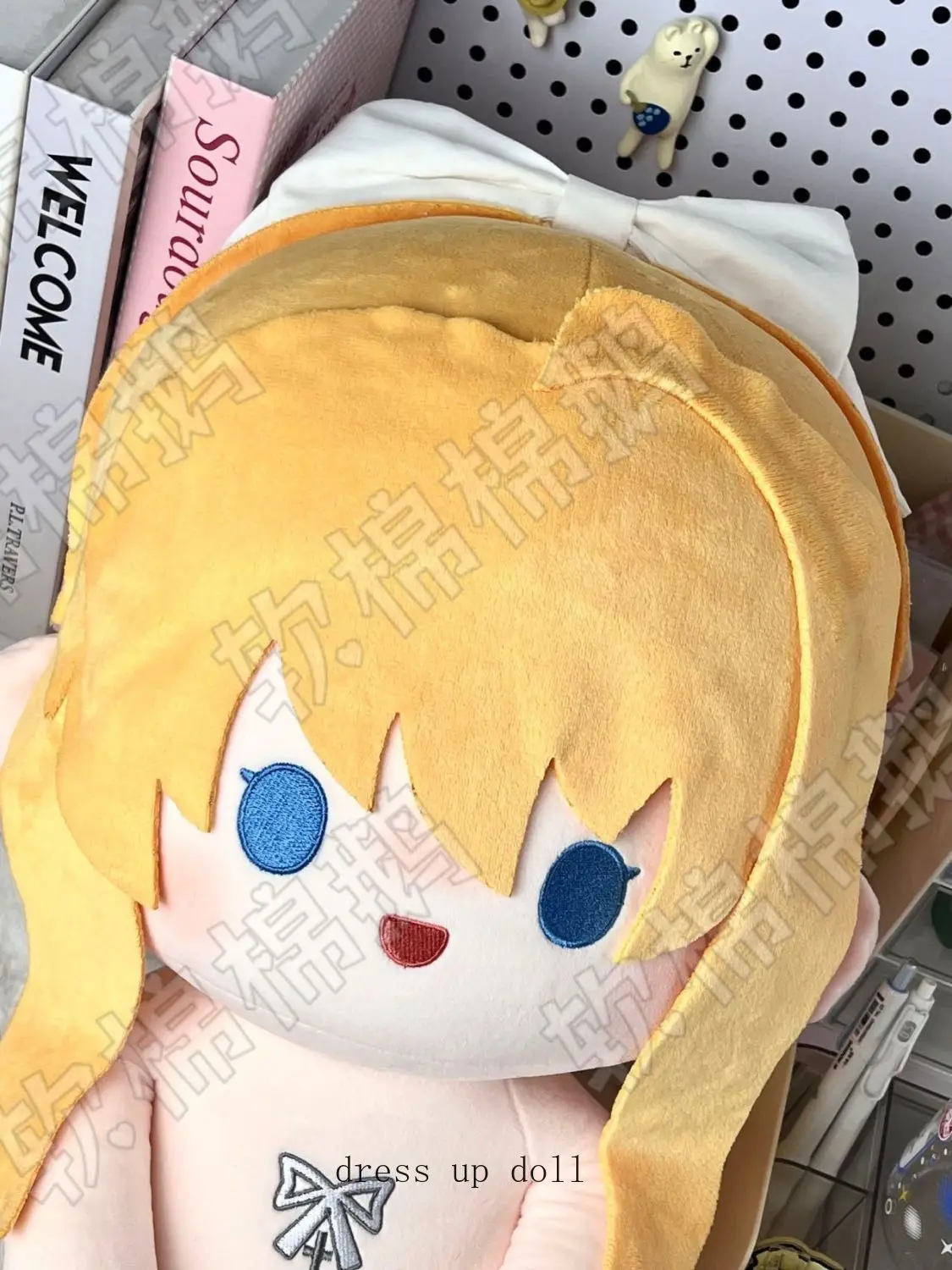 10cm Cute Anime Plushie Pendant Kamio Misuzu AIR Cartoon Printing Nunu Body Plush Cotton Doll Cosplay Toy Figurine Xmas Gift