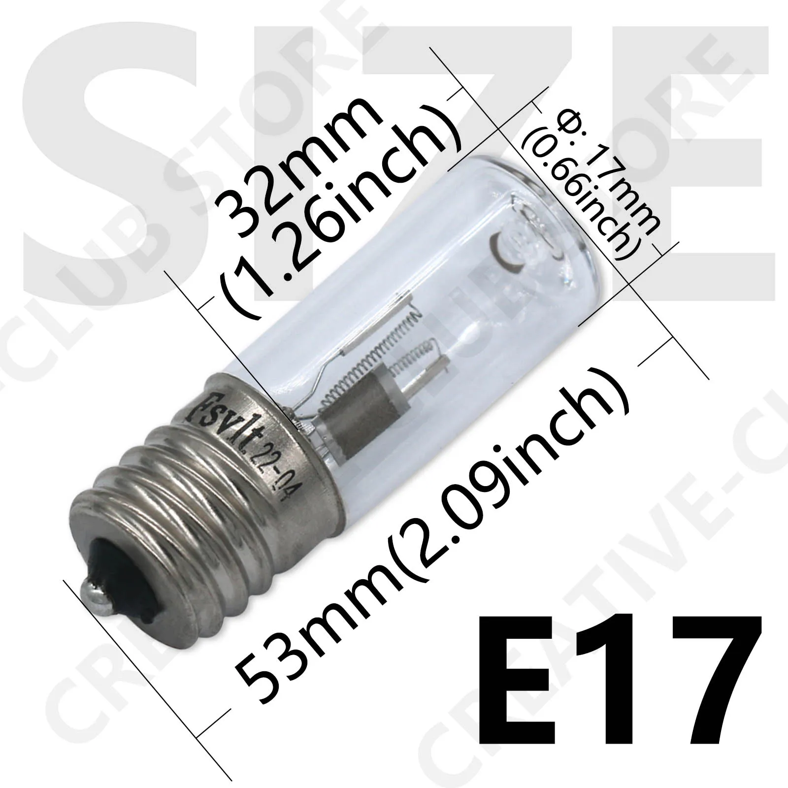 E17 LED Ultraviolet Lights 254 nm Blue Light UV Lamp Bulbs Sterilizer Diodes 3W DC 10V-12V Light Bulbs UVC LED Bulb Accessories