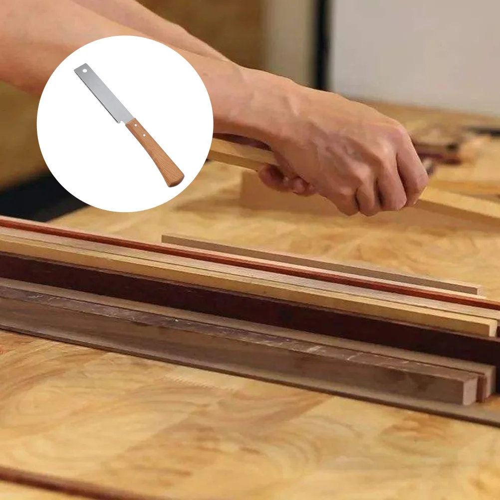 1 قطعة مقبض الخشب الصغيرة منشار يدوي غرامة الأسنان Sk5 الصلب خفيفة الوزن الدقة أداة القطع لتقوم بها بنفسك النجارة البستنة التقليم #5