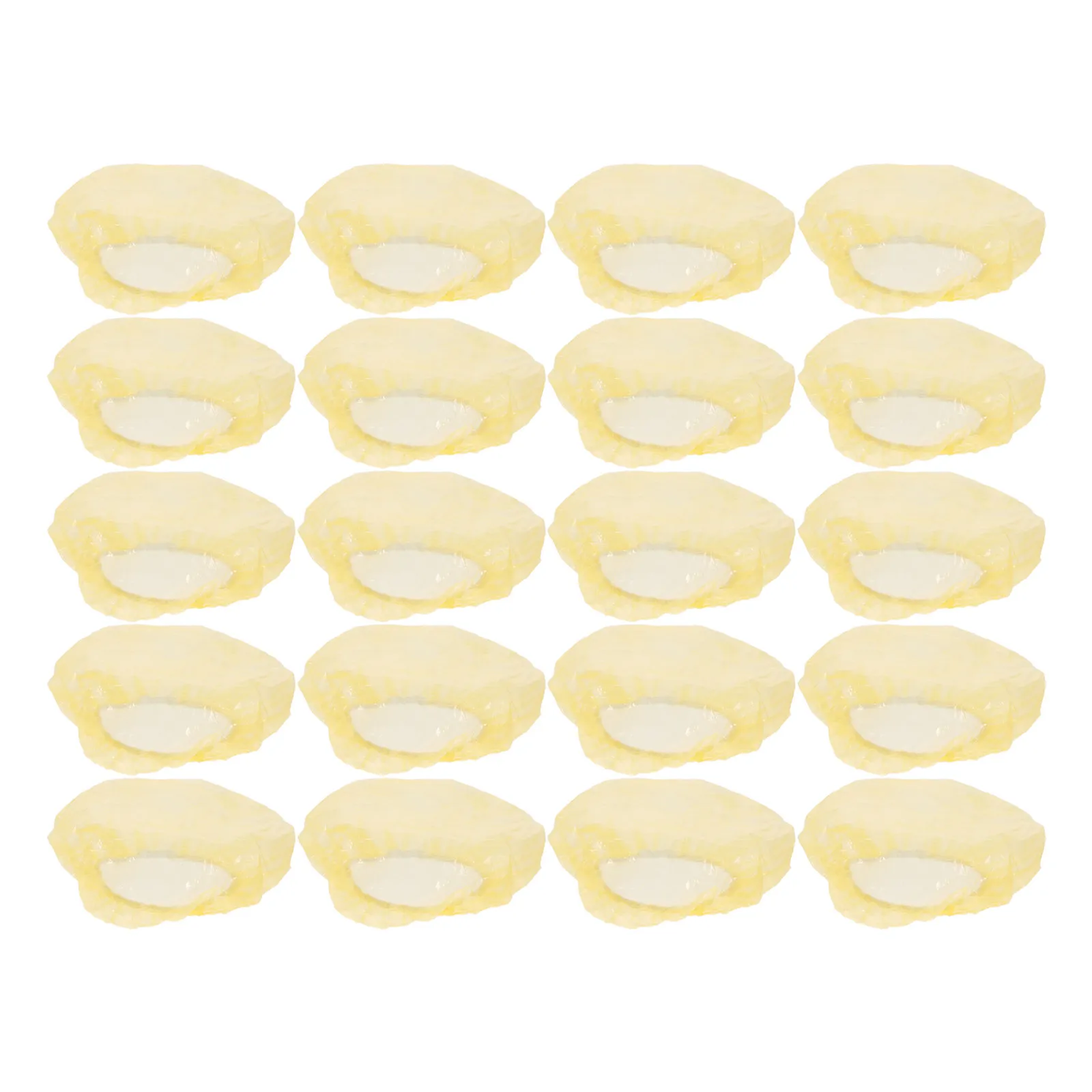 

100 шт. защитных чехлов от дыма, высокопрочные, желтые, для защиты от пыли, совместимые с большинством детекторов дыма и пожарных извещателей.