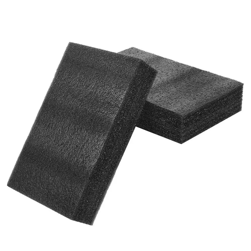 

2PCS Pearl Cotton Pad Lining Black Foam Sheets for Crafts Packaging Tool Box Inserts Game Storage Card Dividers Foam Blocks