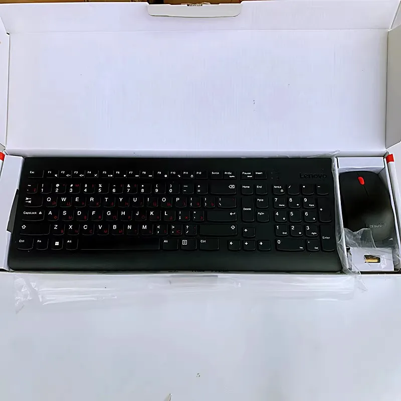 Russian 100% Original Lenovo 510 2.4G Wireless Keyboard and Mouse Set KBRFBU71