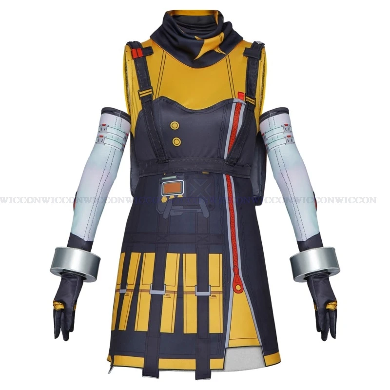 Anime Game Zenless Zone Zero Soldier 11 Cosplay Costume Uniform Carnival Suit No.11 Wig Dress Full Set Woman Sexy Halloween