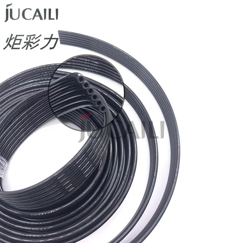 Jucaili 5 Meter Universal CISS Ink Tube Corrosion resistant solvent For Epson Canon HP Brother Printer Pipeline 6 lines