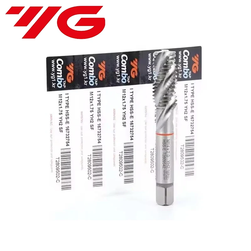 YG-1 T2809 Combo HSS-EX Spiral Tap M3 M4 M5 M6 M8 M10 M12 M16 M18 M20 M27 M30 Processing for Cast Iron Steel Stainless AL Etc