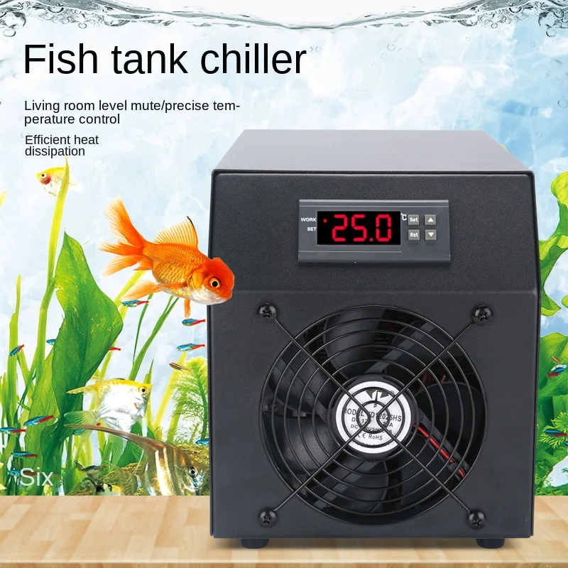 

New 200W Aquarium Water Chiller 60L Fish Tank Cooler Heater System 10-40℃ Constant Temperature Device Sustainable Refrigeration