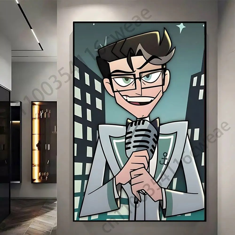 Vincent H-Hazbin Hotel Wall Art Poster Print Wall Decor for Living Room Bedroom Home Decoration
