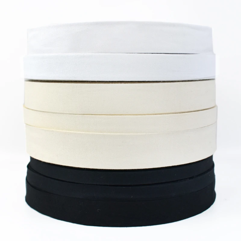 

1Pc(90M) 10/15/20/25/30/35mm Cotton Webbing Tape for Backpack Ribbon Starp Clothes Belt Bias Binding Band DIY Sewing Accessories