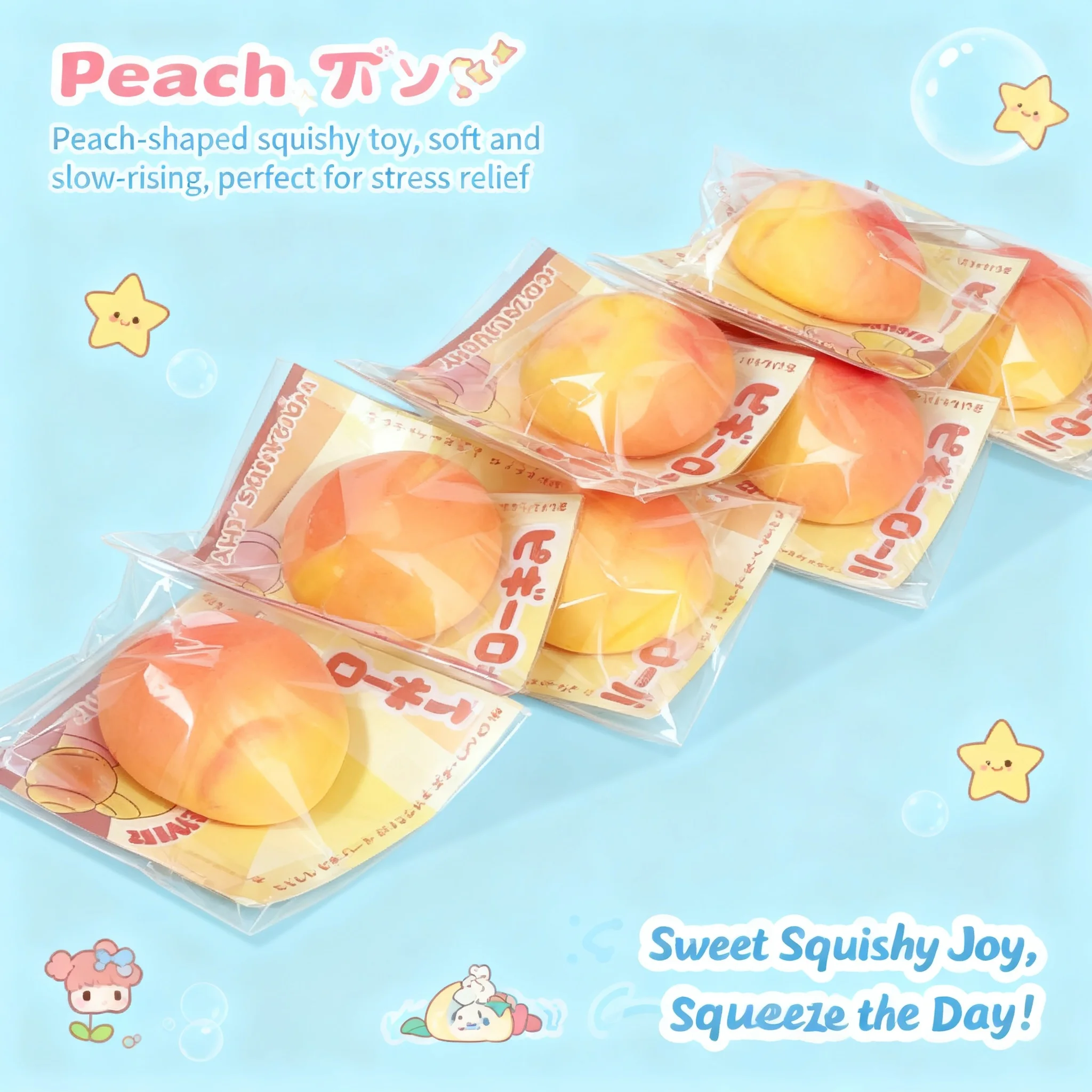 

Soft Squeeze Toy Wet Sticky Slow Spring Bread Buns Decompression Pinch Bag Slow Rebound Stress Relief Model Dropshipping