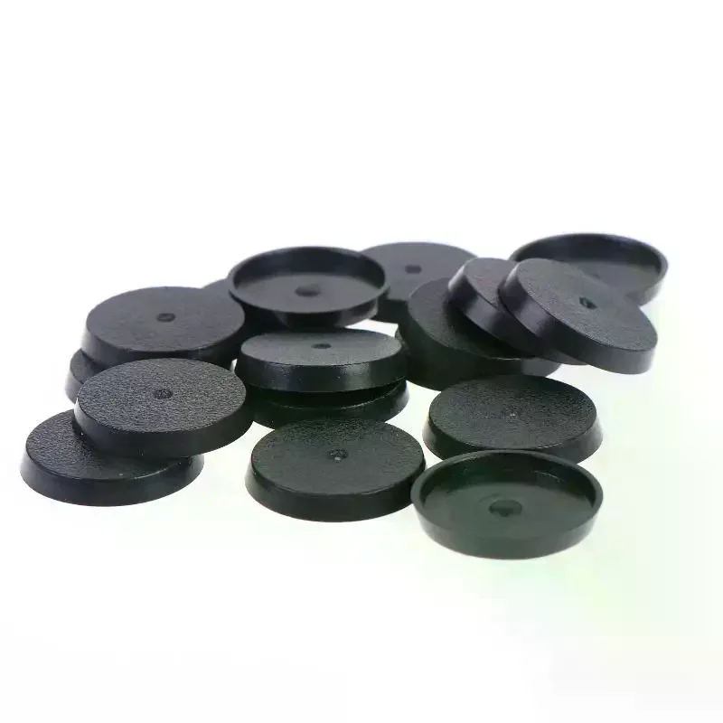 20/100Pcs 25mm Round Wargame Miniature Base Black Plastic Figure Stand For Tabletop Wargaming Model Hobby DIY Painting view 5