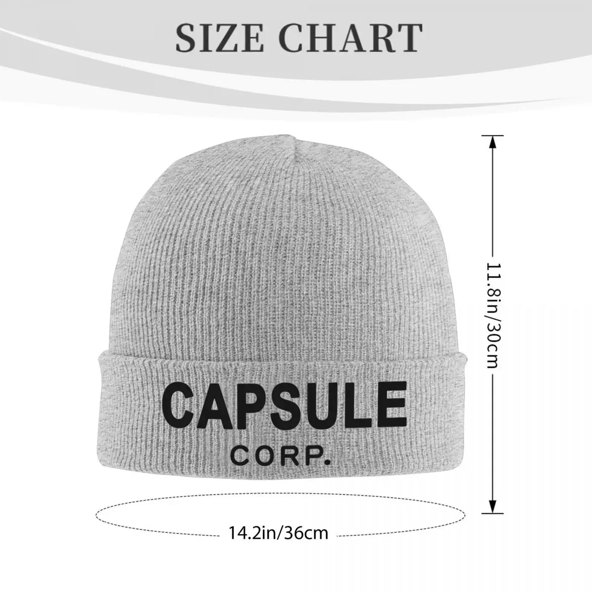 Capsule Corp Corporation Logo Warm Knitted Cap Winter Knit Bonnet Hat Skullies Beanies Hip Hop Caps For Unisex