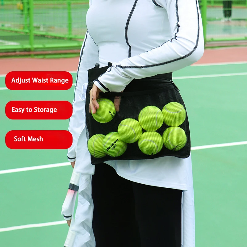 

Training Ball Waist Bag, Tennis Pick-Up Bag, Ping-Pong Ball, Golf Ball, Portable Storage Bag, Quick Ball Waist Bag