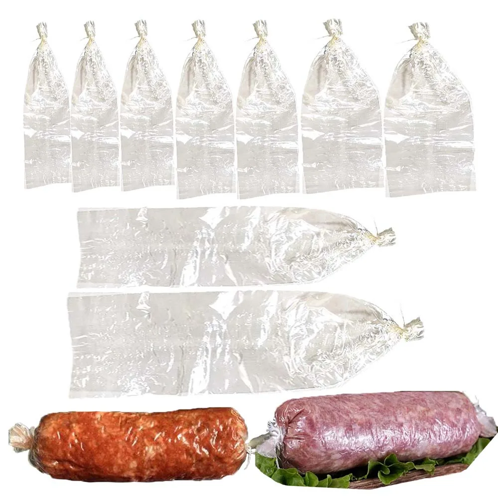 1pc Cellophane Casing Bag for Smoked Sausage Meat Grinder Machine Filling Tools Packaging Sausage Making Tools Ham Maker Kitchen