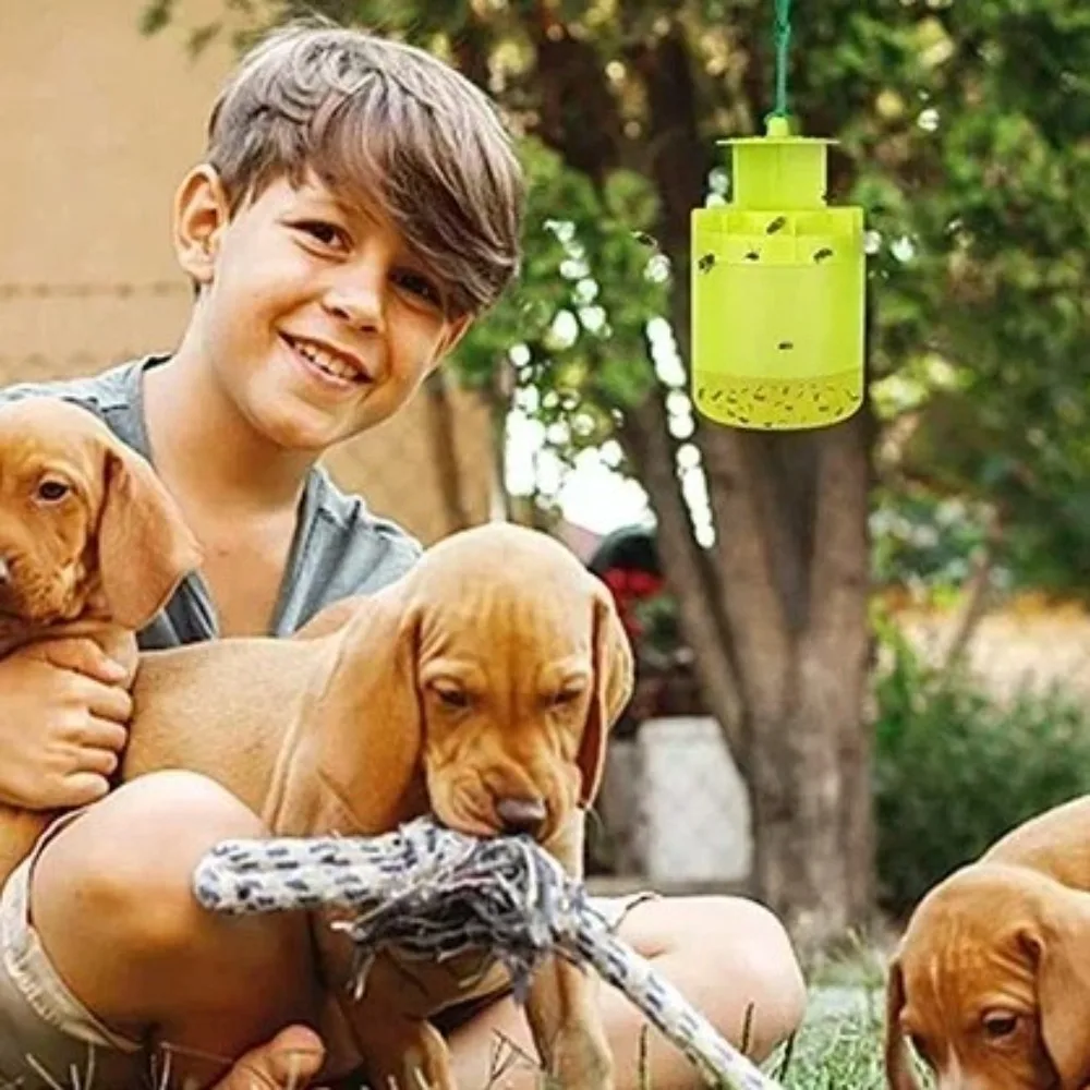 

Creative Pest Control Fly Catcher Reusable Non-toxic Harmless Flies Killer with Fly Bait Fly Trap Household Supplies