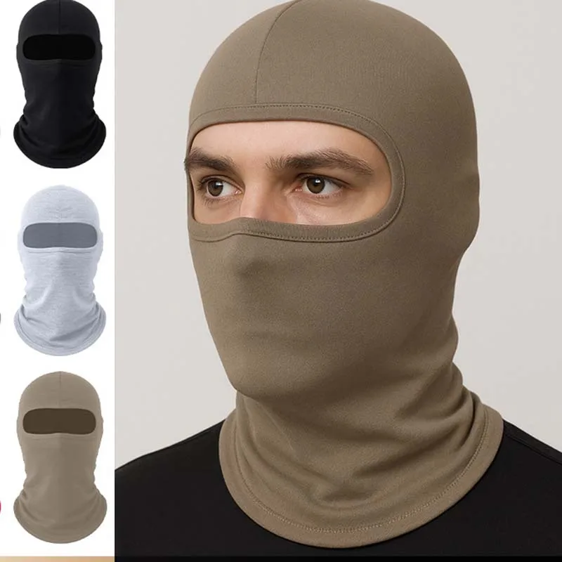 Sports Headgear Sweat-Absorbent Men's Cotton Hooded High Elastic Breathable Sand-Proof New Mountaineering Sunscreen Mask