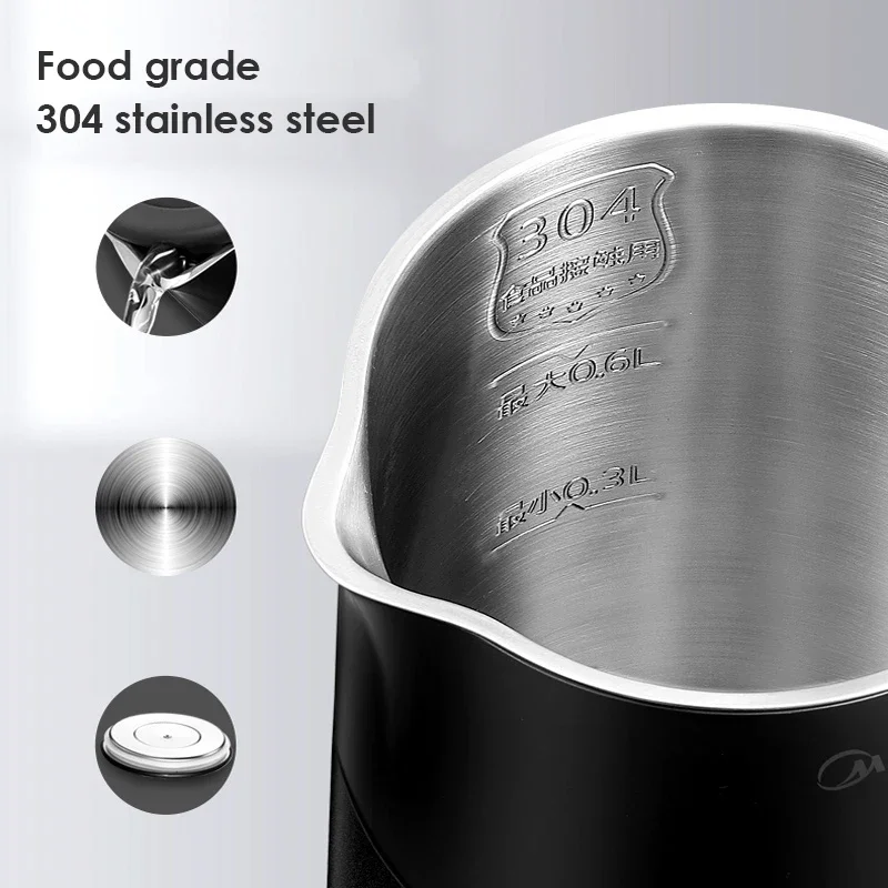 ميديا غلاية كهربائية صغيرة للسفر مكتب المنزل 600 مللي غليان سريع 800 واط غلاية مياه حرارية بطانة من الفولاذ المقاوم للصدأ MK-SH06M102