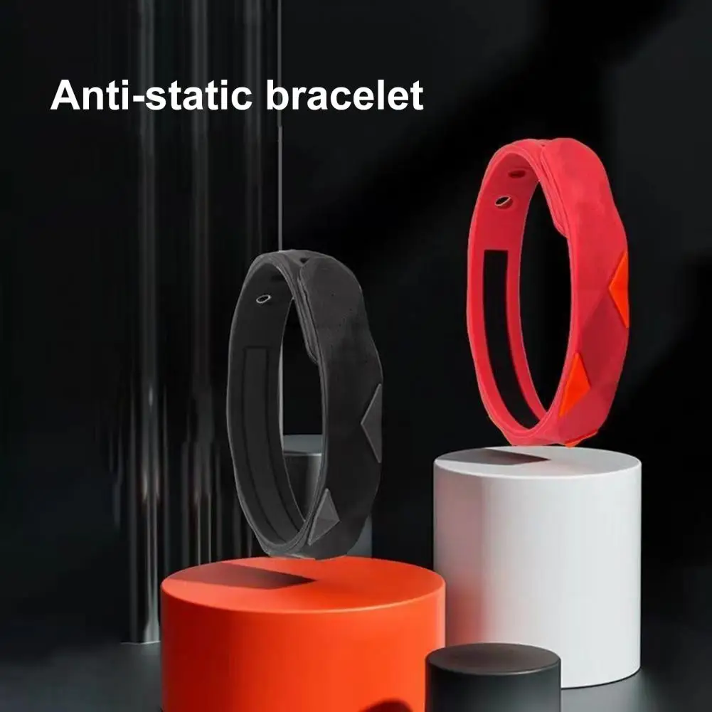 Energy Elements Bracelet Energy Electrostatic Bracelet Sleep Bracelet Adjustable Anti Static Waterproof Silicone for Unisex