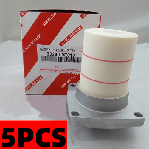 Imagen 1 del producto 5 uds nuevo filtro de combustible adecuado para Hhilux LLand CCruiser LLexus LX elemento filtrante diésel de rejilla de combustible 2015 23390-0E010 23390-0E011