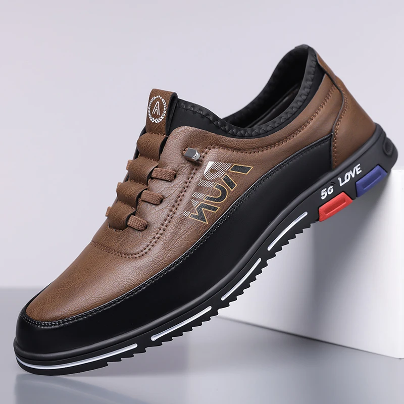 Men's Fashion Slip-on Loafers, Soft Sole, Non-slip & Breathable, Business Casual Shoes for Outdoor & Driving-XH8781