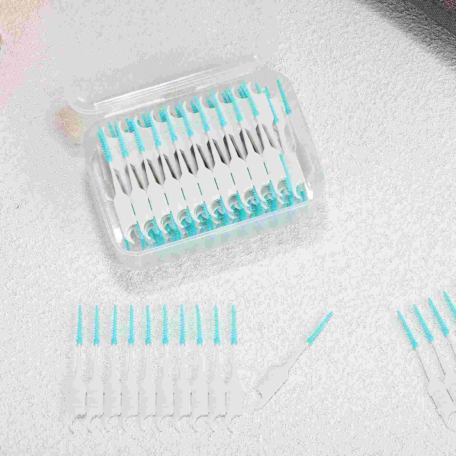 Brosse à dents interdentaire, 400 pièces, fil dentaire, choix orthodontie accolades mini pour