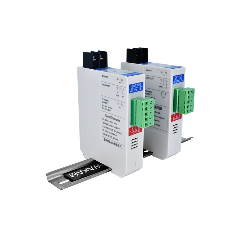 

Voltage Transducer ZA-WU AC 5V-1000V 4-20mA 0-10V Output Signal Isoaltor DC24V 220V Power Supply Level Measuring Instrument