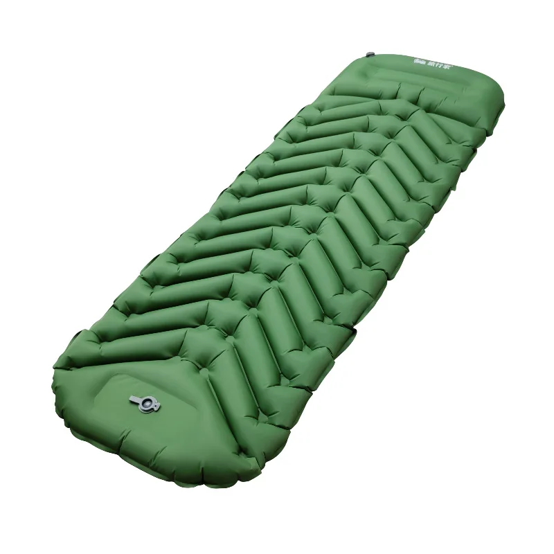 Traveler Portable Outdoor Camping Air Cushion Bed Automatic Inflatable Foot Step Inflatable Pad Moisture proof Tent sleeping pad