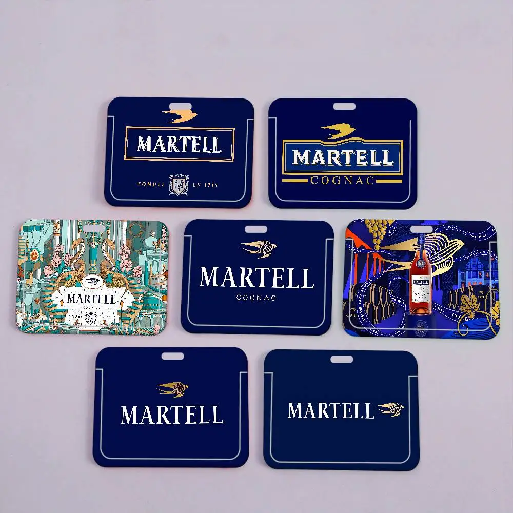 Porta-Cartões com Logo M-Martell para Funcionários da Empresa, Porta-Cartão de Identidade, Suprimentos Empresariais