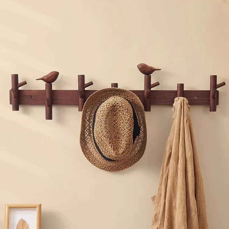 Creative Bird Coat Racks Wooden Wall Storage Clothes Hanger Entrance Hall Organizers Clothing Rack Furniture for Home Coat Hook