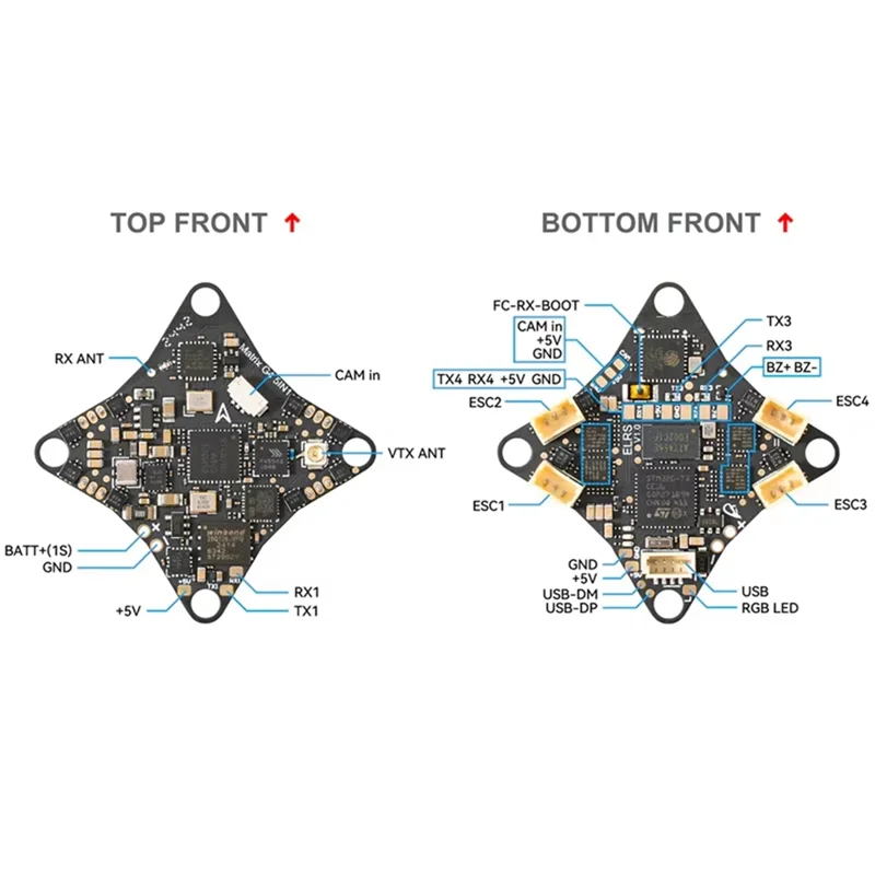 

A37T-2.4G ELRS 400Mw VTX FPV Model Aircraft For Meteor75 Pro Whoop Quadcopter Racing Freestyle