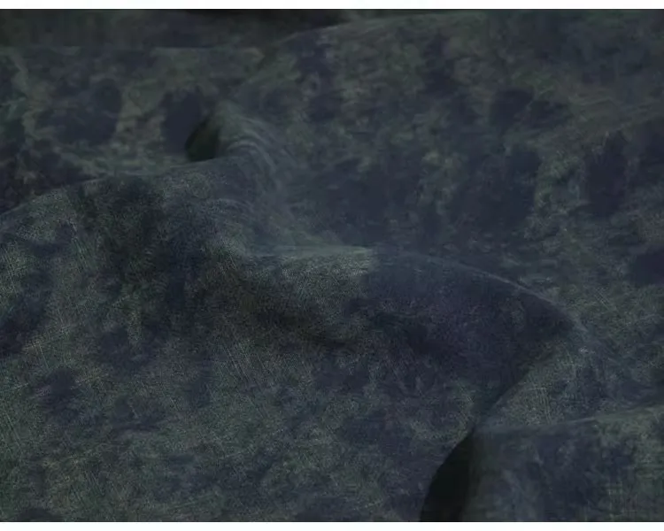 

1yard Halo printing tela new style Ramie cotton fabric dress shirt bag cheongsam fabric for clothing