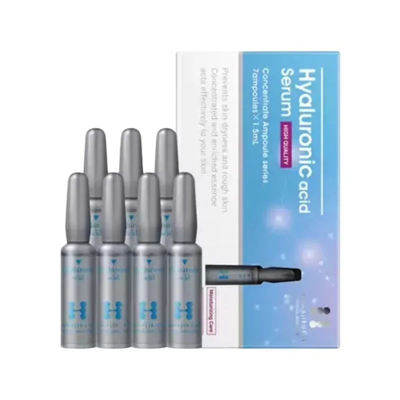 Hyaluronic Acid Ampoule Serum HANAJIRUSHI for Reduced Fine Lines hydrated Soothen Repair Sensitive Skin 1.5ml*7