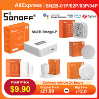 SONOFF SNZB-01P SNZB-02P SNZB-03P SNZB-04P Zigbee Door Window Sensor Human Presence Sensor Gateway Bridge Pro ZBMINI L2 Switch