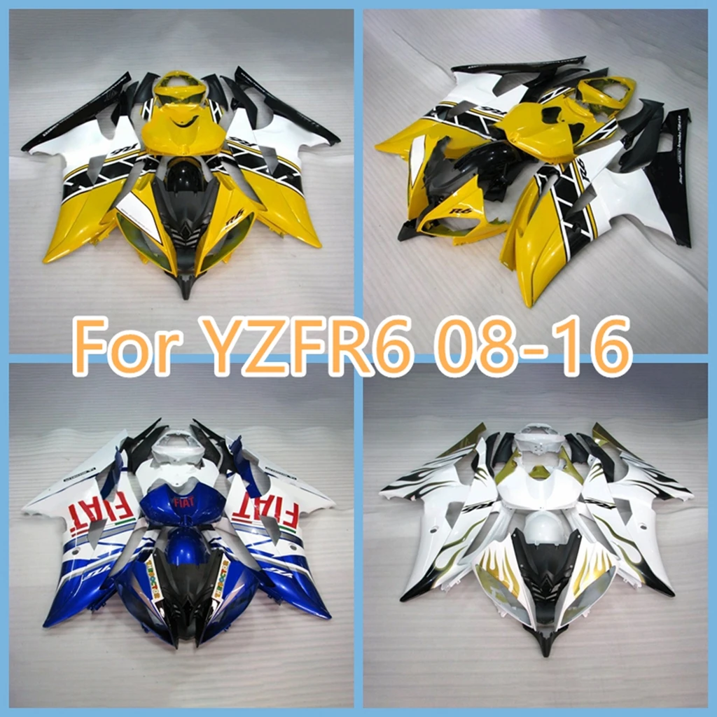 Bodykit for YAMAHA R6 08 09 10 11 12 13 14 15 16 YZFR6 2008-2016 Plastic Motorcycle 100% Fit Injection Free Custom