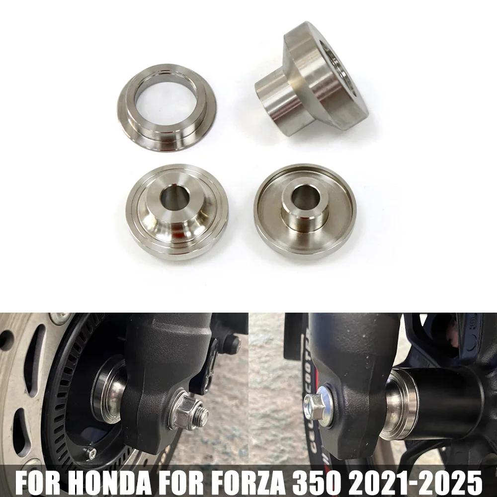 

ДЛЯ HONDA NSS350 ДЛЯ FORZA350 2021-2025 Втулка стабилизатора мотоцикла Переднее и заднее колесо Усиленные детали втулки Аксессуары для оси