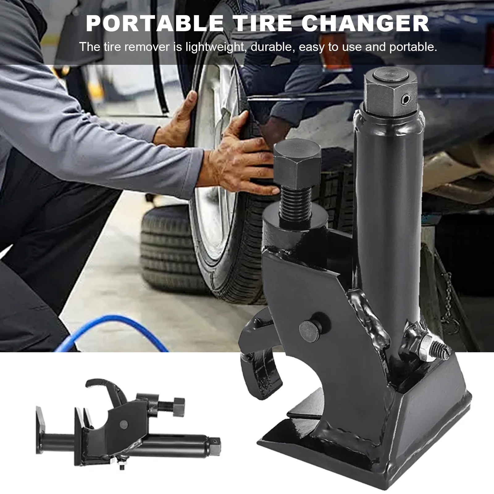 

Manual Tire Bead Breaker Portable Heavy Duty Tire Repair Changer Tool for Car Tractor Truck ATV Disassembly Repair