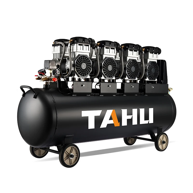 Oil Free air Compressor 180 Liter Low Noise Oil Free Silent air Compressor 180l 1440 Rpm 6000w 8hp 220V