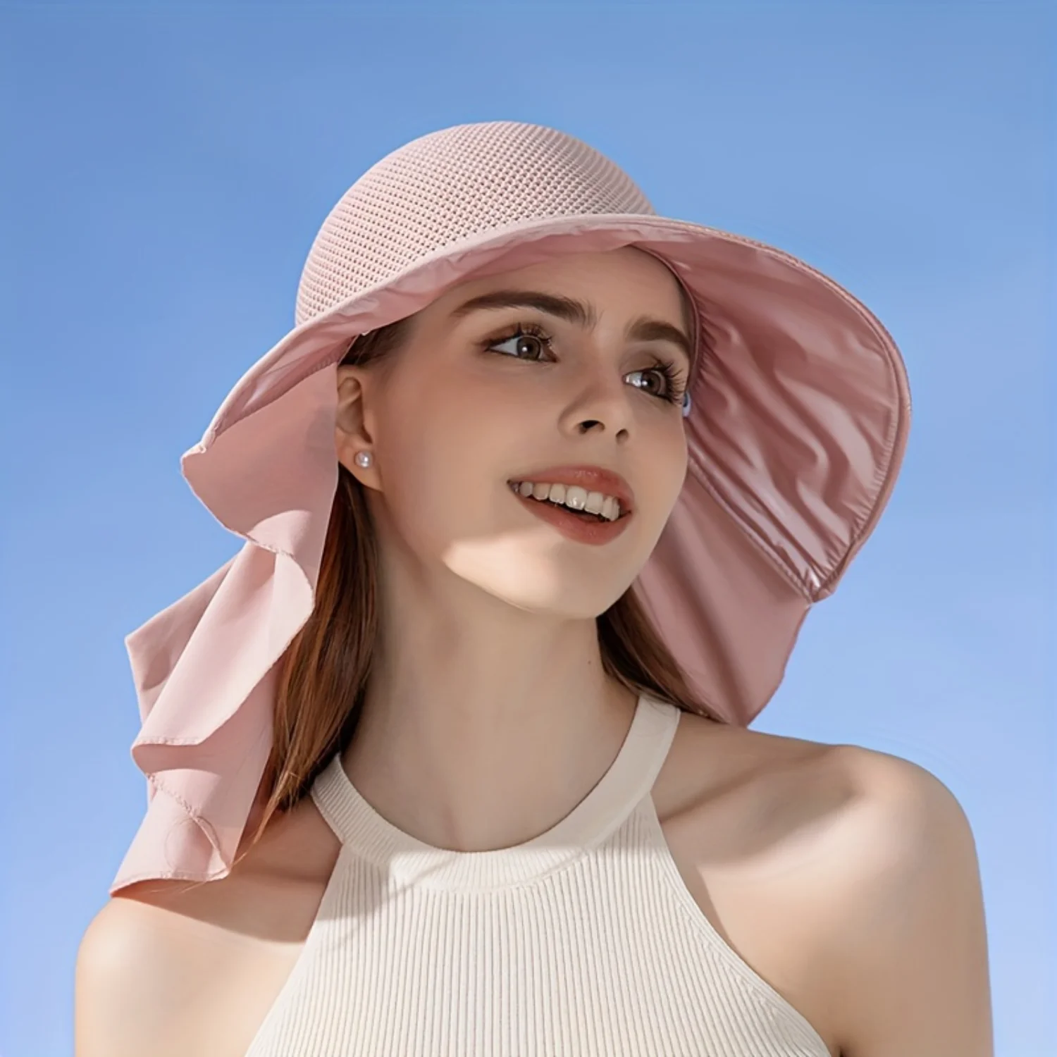 Womens Premium UV Shield Wide Brim Sun Hat - Foldable & Versatile for Beach, Fishing, Garden, Hiking - Perfect Summer Outdoor Es