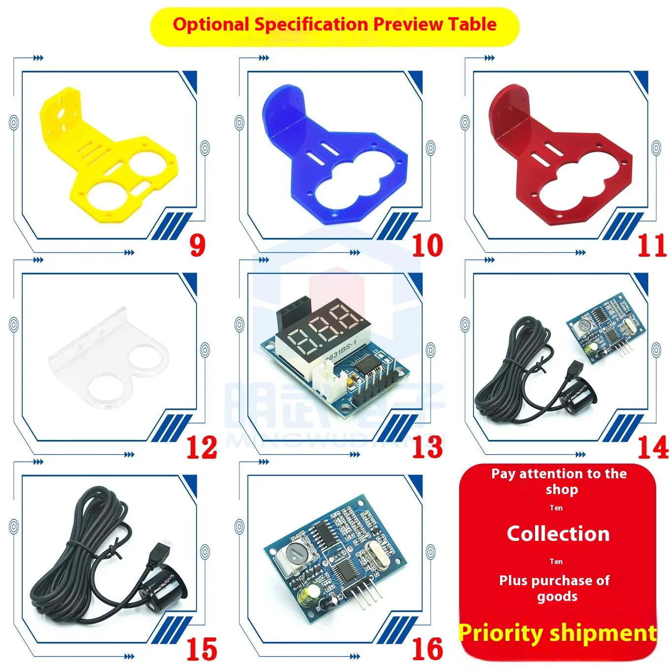 HC-SR04 hysrf05 Ultraschall-Entfernungs modul Sensor halterung hc/us/ks Serien modul