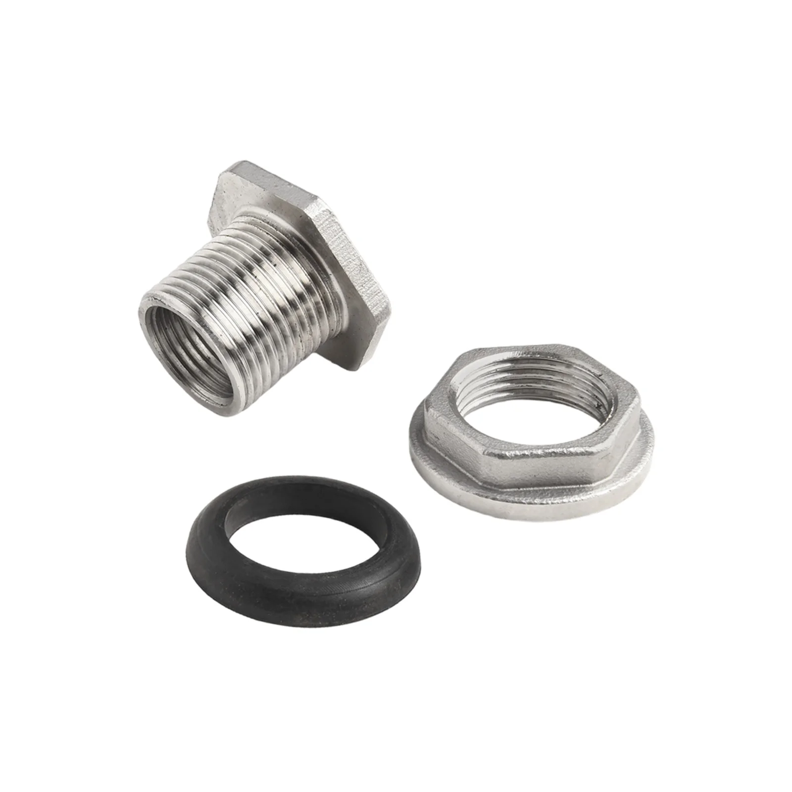 

Разъем для воды с резьбой из нержавеющей стали подходит Для бесшовной интеграции со шлангами для систем ведра от дождя