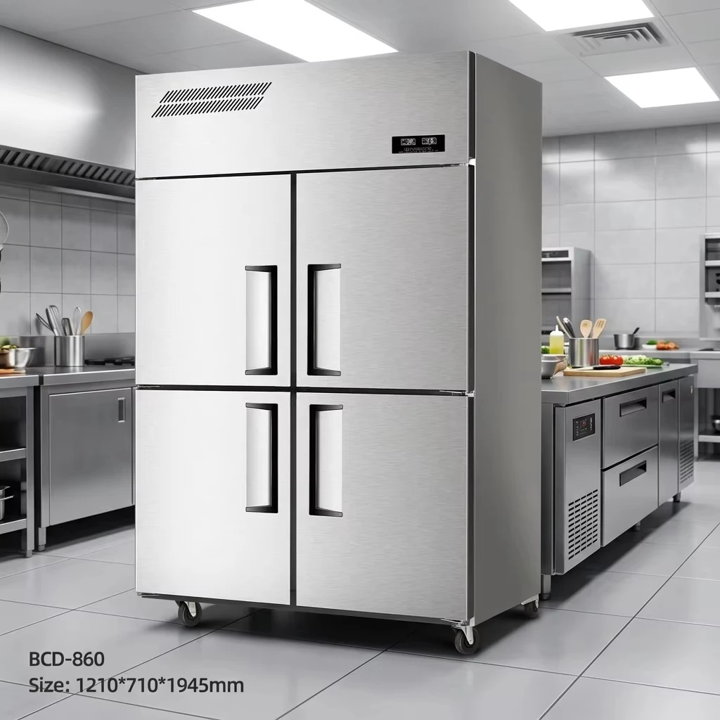 High-End 304 Stainless Steel Commercial Refrigerator for Commercial Food Service with Smart, Adjustable, High Performance