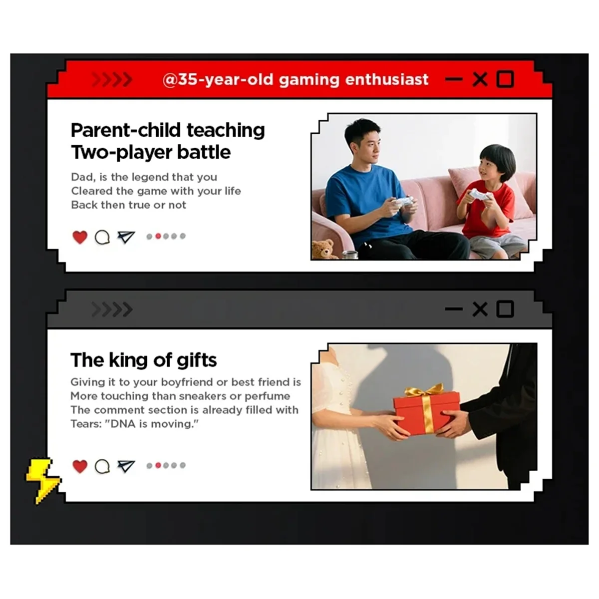 

【Price-Drop】{H7 Retro Video Handheld Game Console 3.5-Inch HD Built-in 749 Games Video Dual Gamepad Handheld Game Console