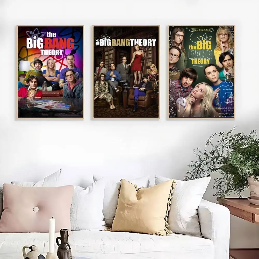 The Big Bang Theory Poster HD Quality Wall Art Retro Posters For Home Room Wall Decor Kawaii Room Decor